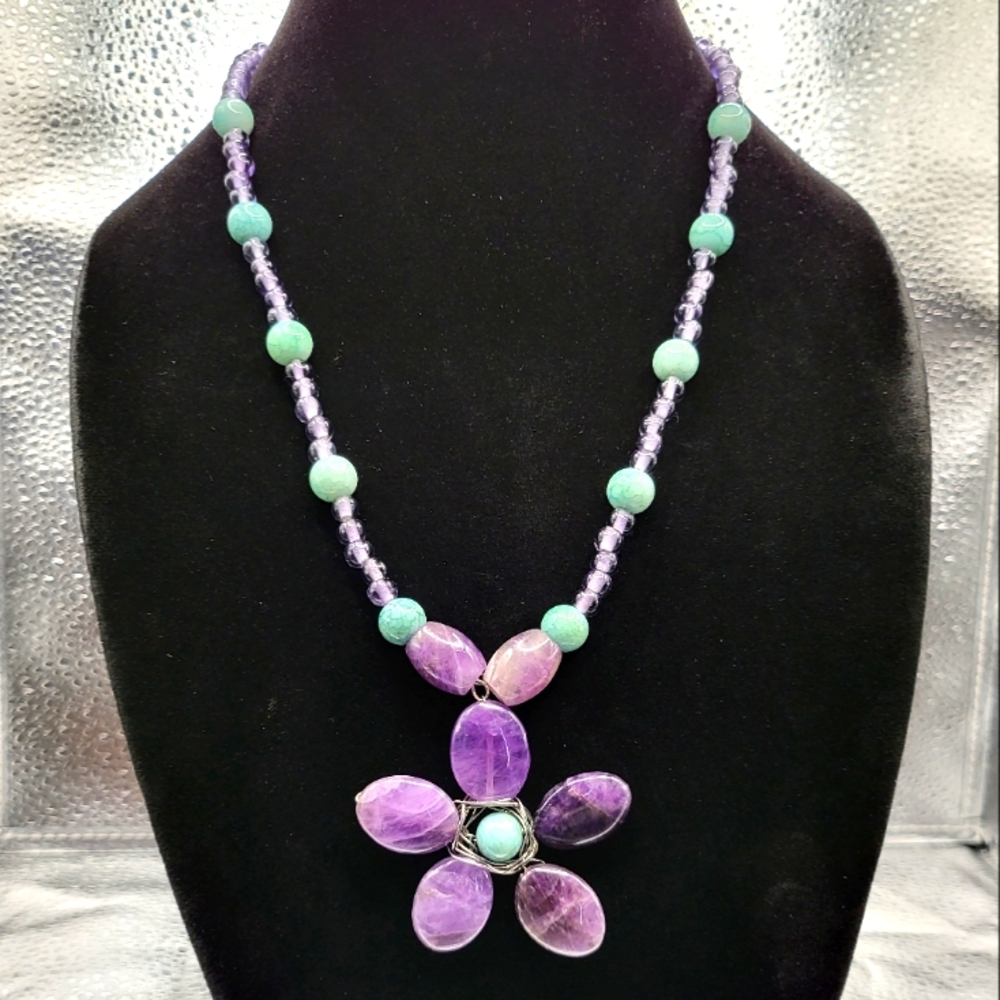 Beautiful handmade necklace.
